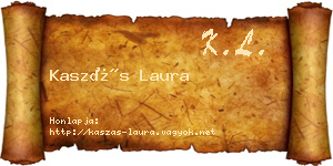Kaszás Laura névjegykártya